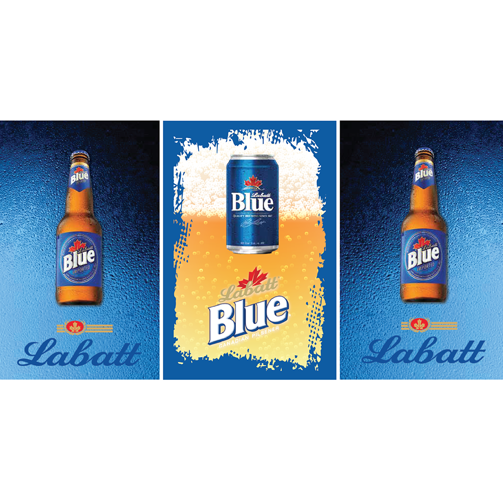 Labatt Blue Fridge Custom Wrapped Fridges Canada Custom Fridge Wraps