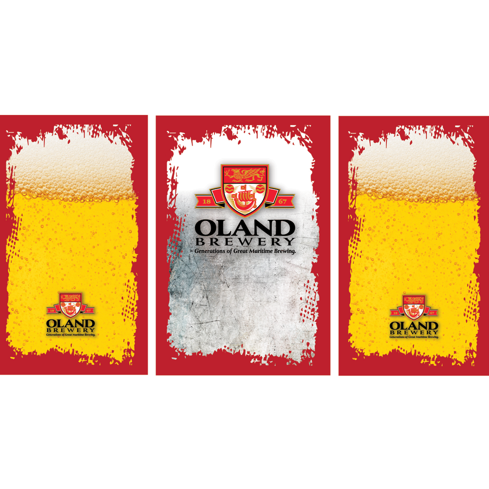 Oland Beer Fridge Custom Wrapped Fridges Canada Custom Fridge Wraps