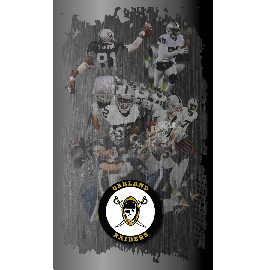 Oakland Raiders Fridge Custom Wrapped Fridges Canada Custom Fridge