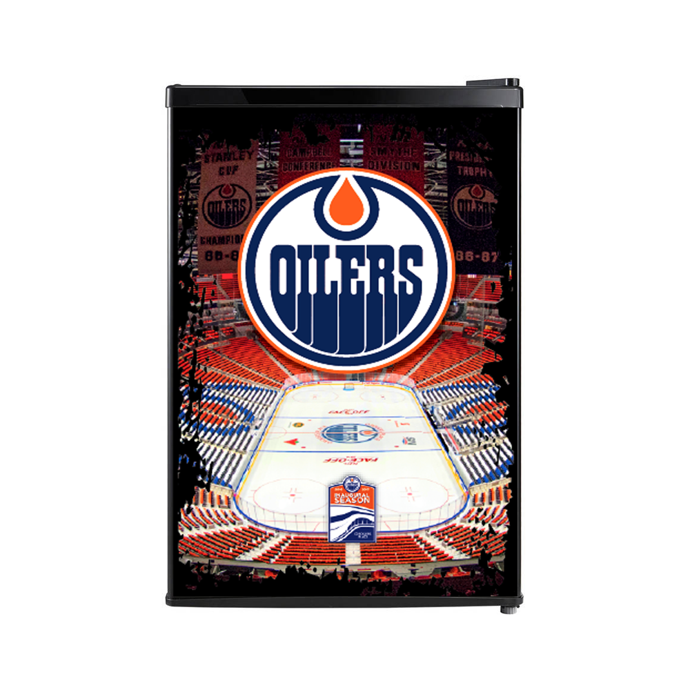 Edmonton Oilers McDavid Gretzky Fridge Custom Fridge Wraps Canada