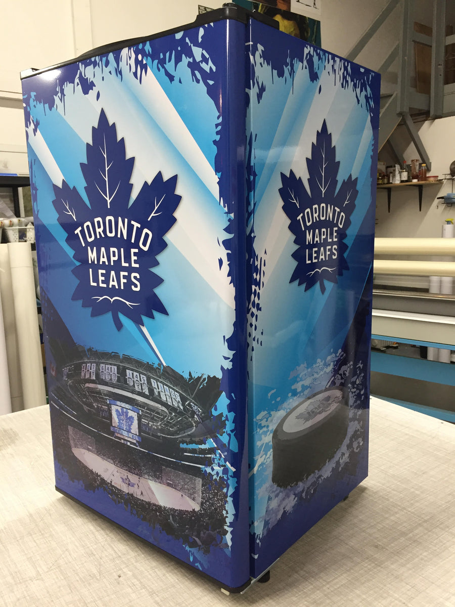 Toronto Maple Leafs Fridge Custom Wrapped Fridges Canada Custom Fridge Wraps