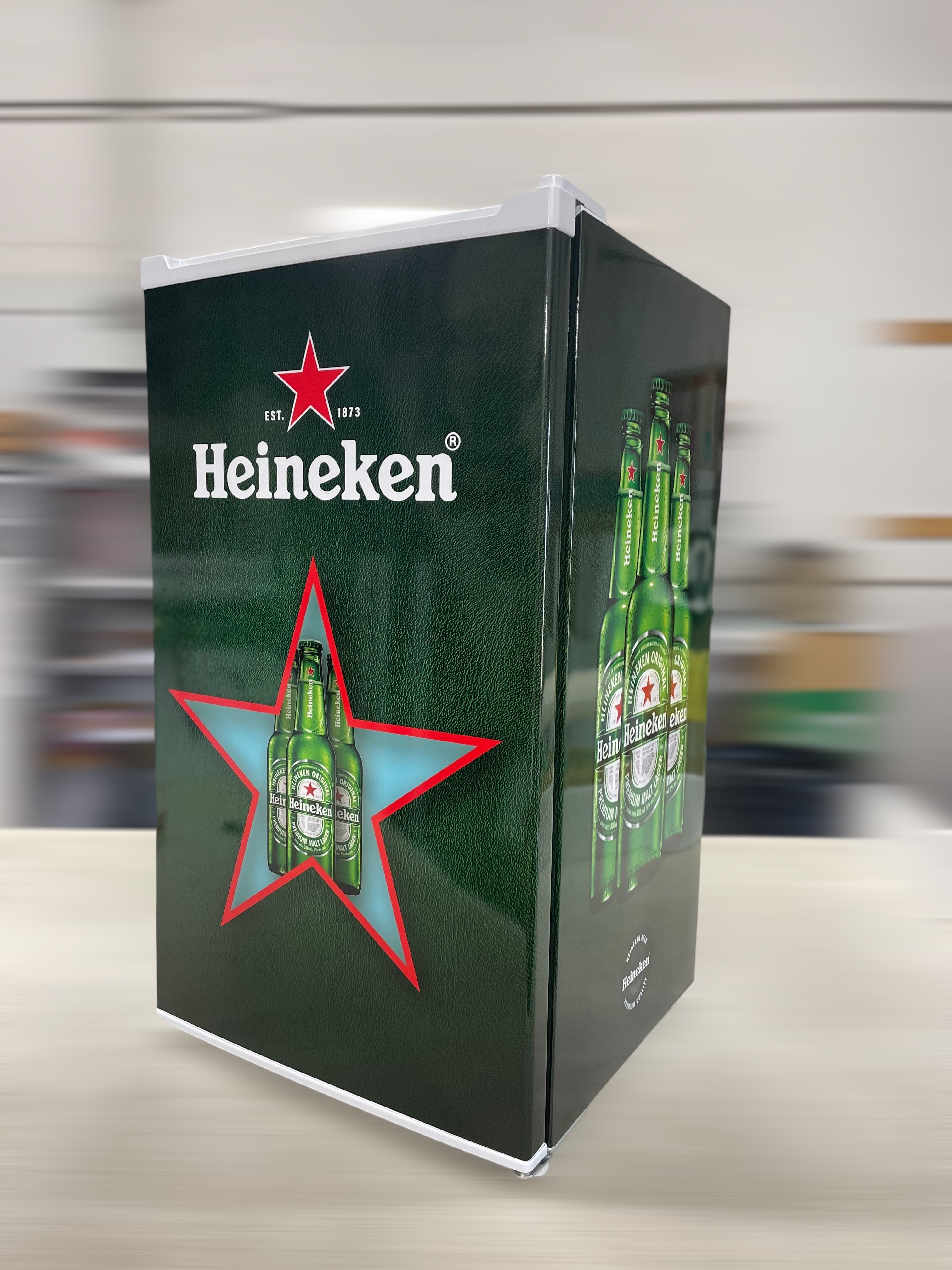 Heineken Beer Fridge Custom Wrapped Fridges Canada Custom Fridge Wraps