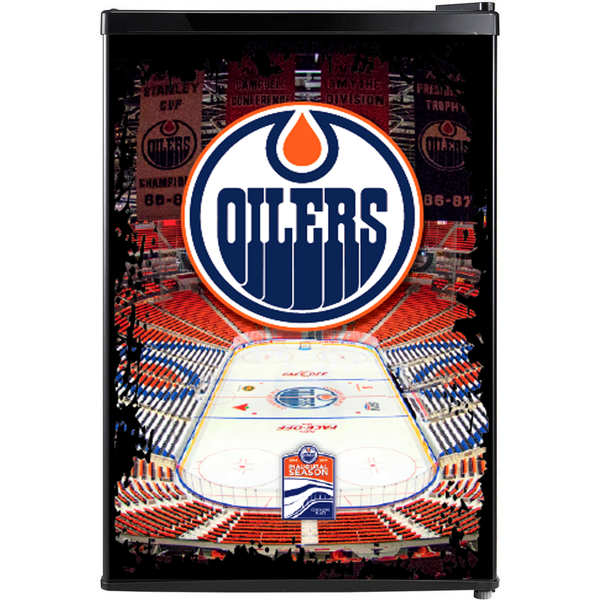 Edmonton Oilers Fridge, Custom Fridge Wrap